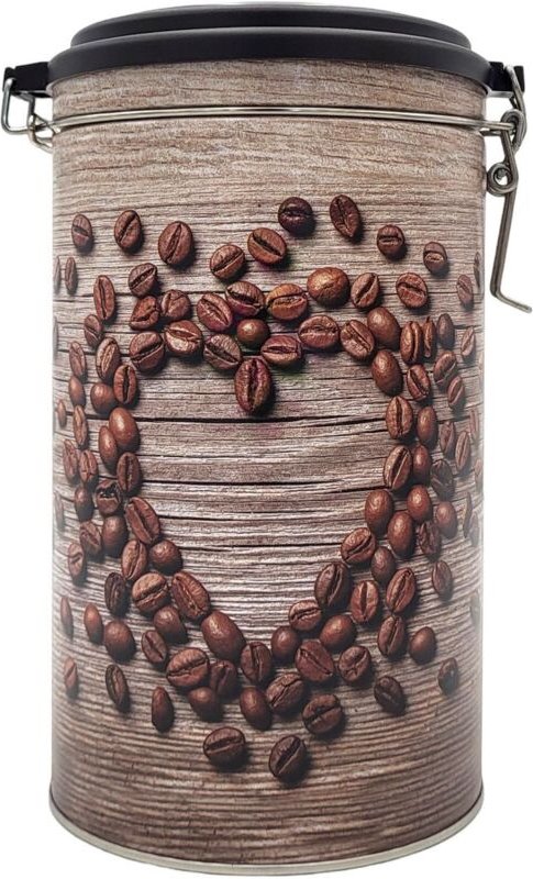 Vakuum Kaffeedose Metall Kaffeebox Kaffeebehälter Kaffeespender Kaffeebüchse - Herz