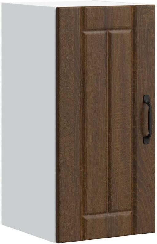 Küchen-Hängeschrank Lucca Braun Eichen-Optik Holzwerkstoff vidaXL