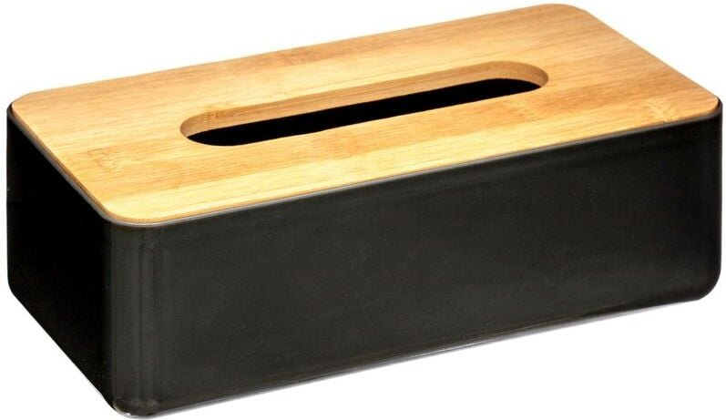 5five Simply Smart - Taschentuchbox naturéo schwarz - 5five