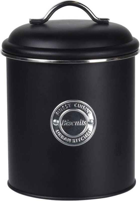 Metall Gebäckdose mit Deckel - 18 x 13 cm - Gebäck Plätzchen Keks Vorrats Dose - Keksdose Plätzchendose Aufbewahrung