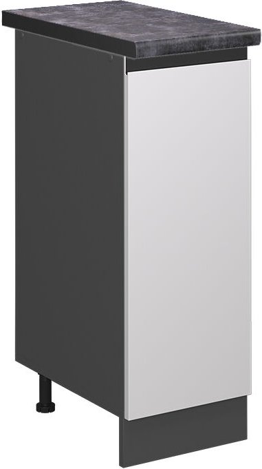 Vicco - Apothekerschrank R-Line, Weiß, 30 cm , ap Anthrazit