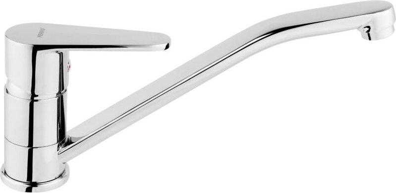 Ferro Modèle elegantes Küchenarmatur mit Chrom-Finish und schwenkbarem Auslauf