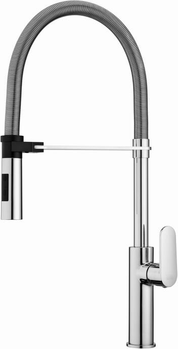 2-Jet-Duschmischer für Küchenspüle Paffoni Candy CA179 Chrom