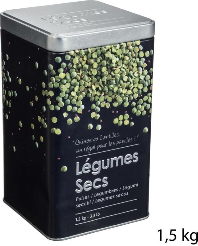 5five Simply Smart - Gemüsebox 1,5kg black edition schwarz metall - 5five