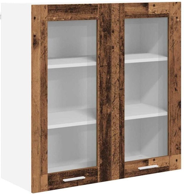 Hängeschrank mit Tür Riga Altholz 80 x 31 x 80 cm Holzwerkstoff vidaXL