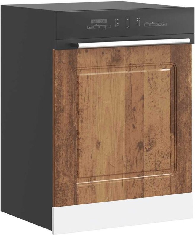 Geschirrspülerblende Kalmar Altholz-Optik 60x1,5x67 cm Vidaxl