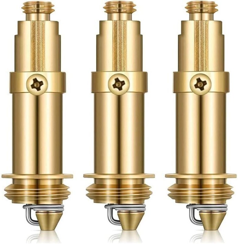 Lntyq - Stück Waschbecken-Pop-up-Federbolzen, Messing, federbelasteter Messingstopfen für die meisten Waschbecken, Badew...