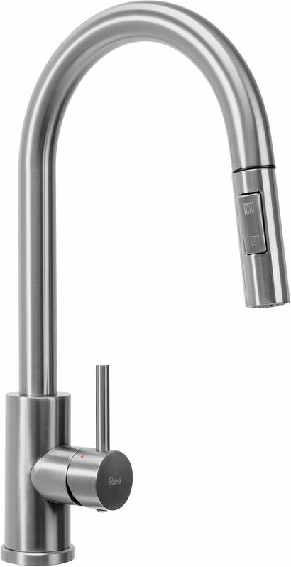 Küchenarmatur fresh gebürstetes stahl - REA