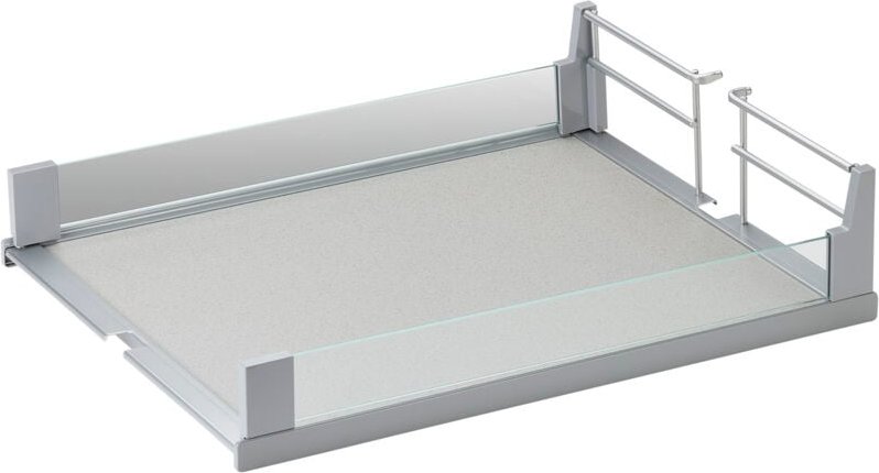 Kesseböhmer Tablar Dispensa ARENA Glas 400mm grau gesprenkelt