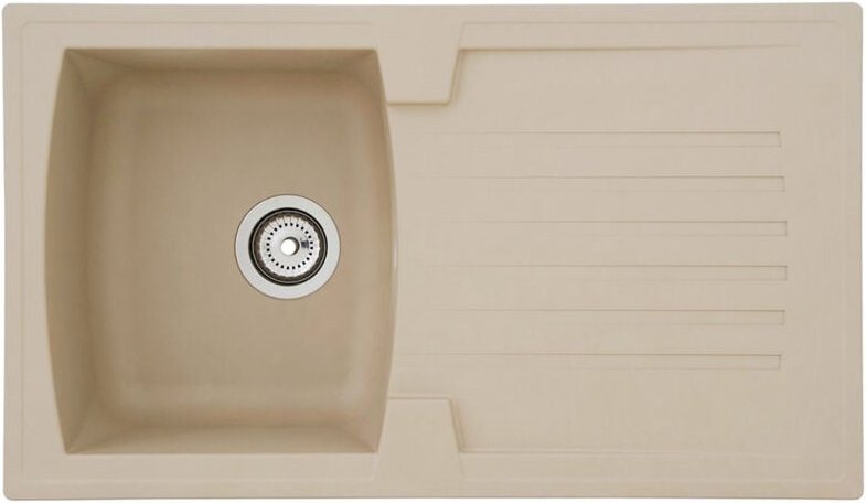 Mineralite Einbauspüle 1 Becken Boston 86 x 50 cm Spüle Spülbecken - Respekta