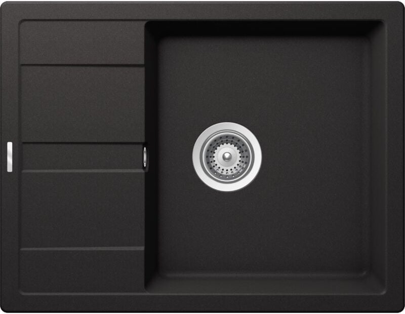 Küchenspüle Einbauspüle Granit Spülbecken Spüle 65x50 Schwarz Respekta Nashville