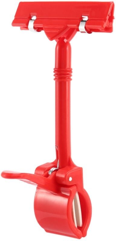 Tlily - Einzelhandel Waren Zeichen Karte Preis Tag Display Halter Clamp Clip Rot