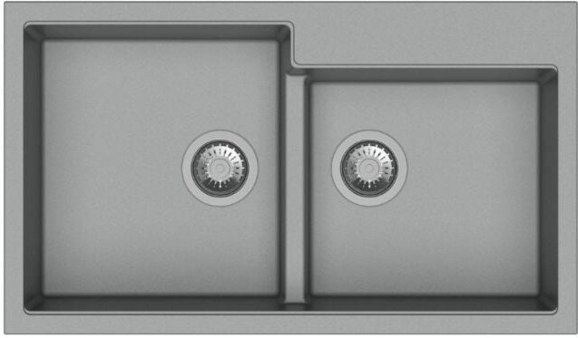 Veriaffari.it - Tip Toe N200 2-Becken-Spüle Chrom