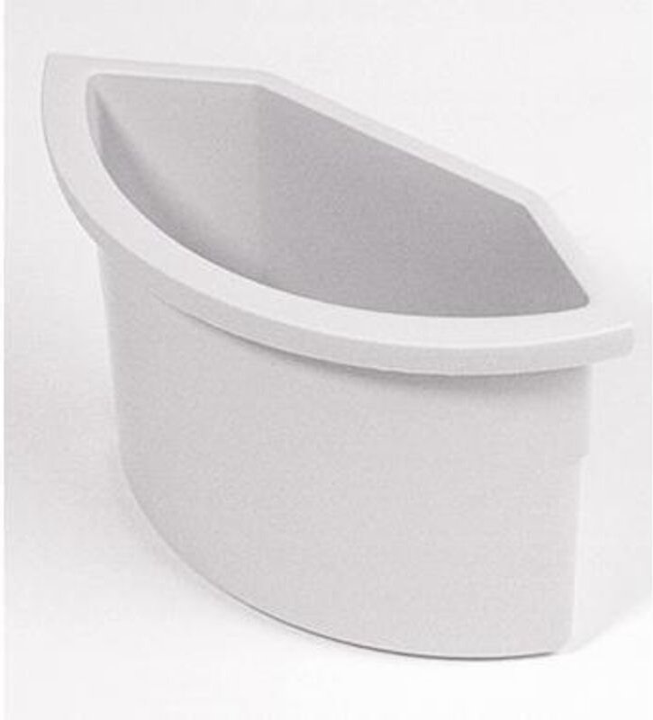 Helit - Abfalleinsatz the collector Papierkörbe H61052 H61057 H61058 27,2 x 16,5 x 12 cm (b x h x t) Polystyrol lichtgra...