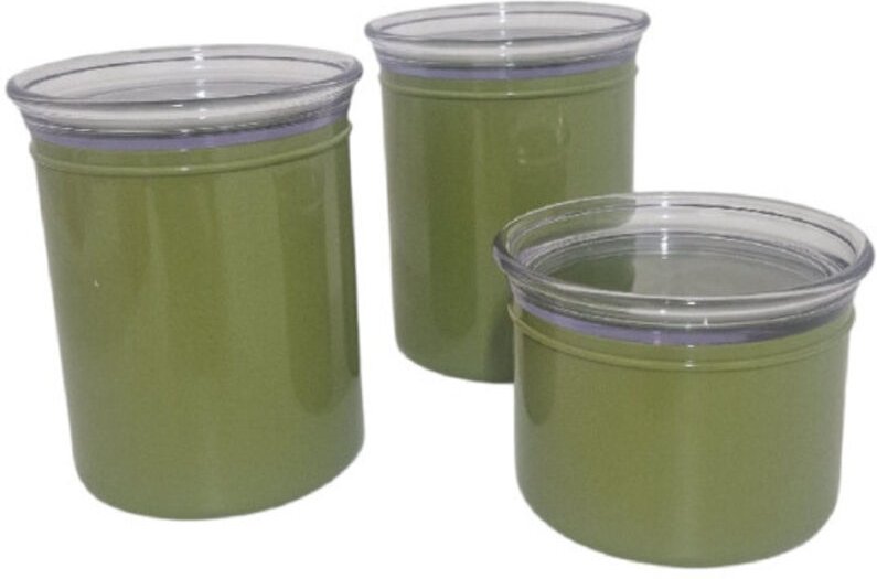Set 3 Vorratsbehälter Chef Line grün 600x300x240