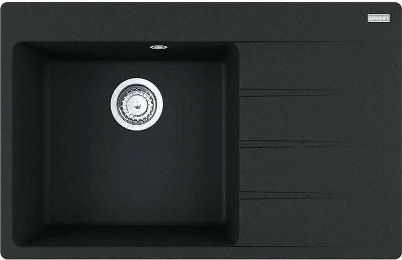 Centro - Fragranit-Spüllbecken cng 611-78 TL/2, 78x50 cm, schwarz matt 114.0637.513 - Franke