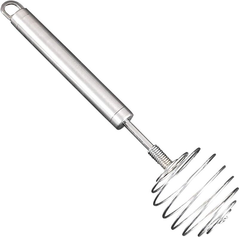 Memkey - Edelstahl-Handbesen zum Backen von Sahne, Schneebesen, Ballon, Schlagsahne, Milch