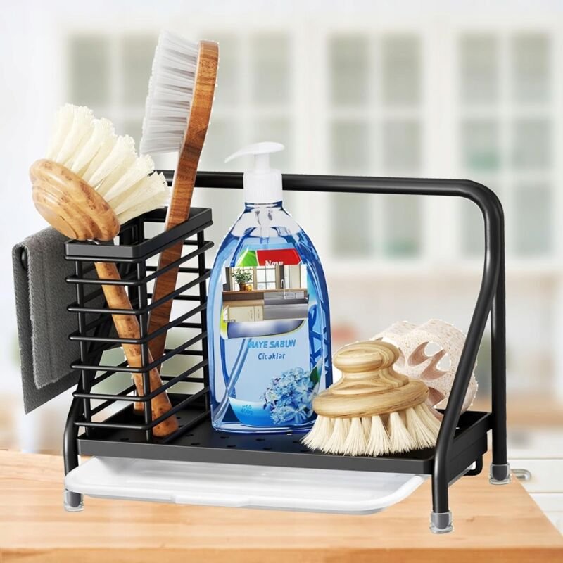 Organizer für Küchenutensilien, Schwammbehälter, Bürsten und Zubehör