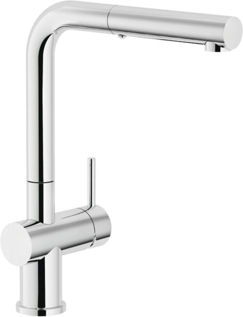 Einhebel-Spültischmischer mit ausziehbarer Brause Serie Nobili Live LV00117/2CR Verchromt - Messing