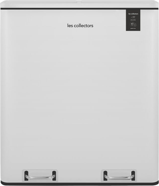 Die Collectors Pedal-Mülleimer Nr. 918 mit 60 l Fassungsvermögen, 2 Fächer à 30 l, abnehmbare Behälter, Recycling, selek...