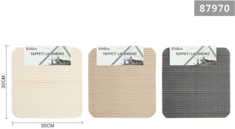 Trade Shop - SET 2 ANTISCIVIL TAPS LAVANDINO RIGHINO CUDRATO 30X30CM 87970 -
