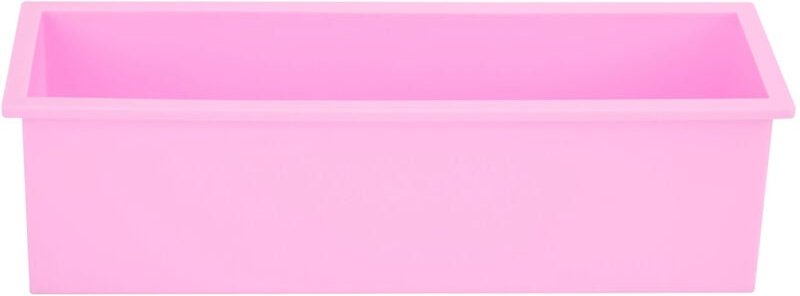 Fdit 1200ml Silikon-Seifenform DIY-Formbox DIY-Seifenherstellungswerkzeug mit Antihaftbeschichtung Spülmaschinen-, mikro...