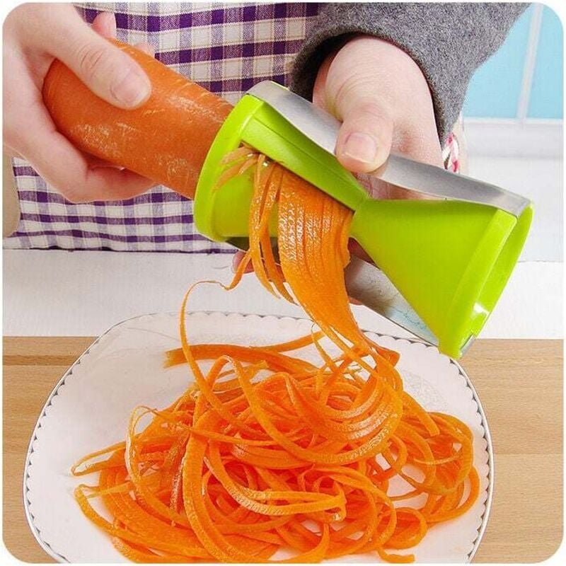 Gemüse-Spiralschneider – multifunktionaler manueller Spaghetti-Spiralschneider für Nudeln, Karotten, Gurken, Zucchini-Sc...