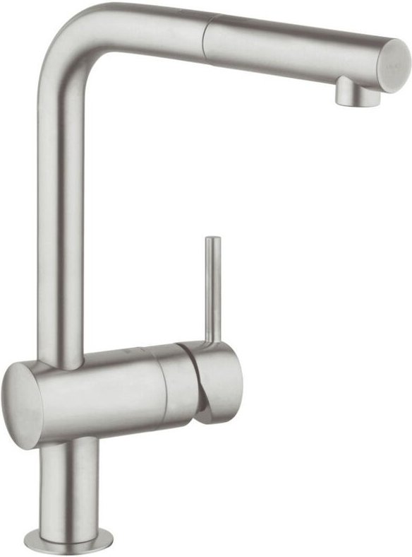 Grohe Minta Einhebel-Spültischmischer mit SuperSteel Brause (G-32168dc0)