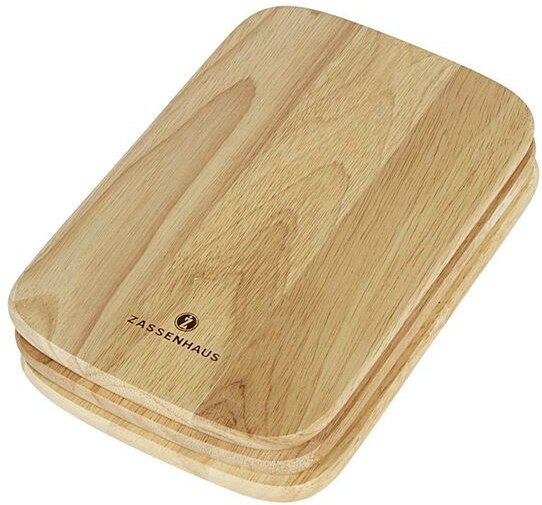 Frühstücksbrett Holz 22x15cm 3er - Zassenhaus