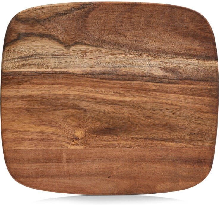 Schneidebrett aus Akazienholz, 28 x 25 cm