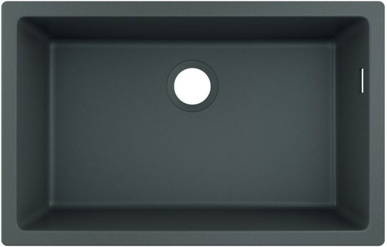 hansgrohe Unterbauspüle S51 S510-U660 660, Steingrau