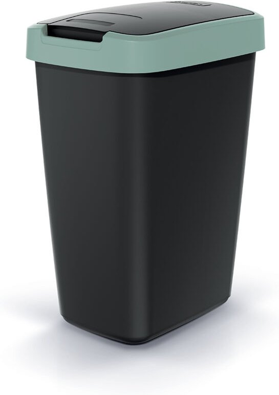 12L COMPACTA Q hellgrüner Abfalleimer Zeit