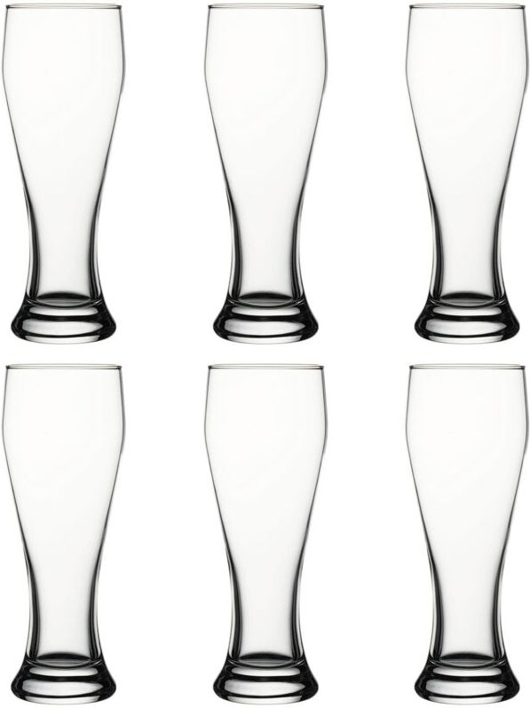 Biergläser, Bierbecher, Gläser 6er Set - Weizenbier, 415ml