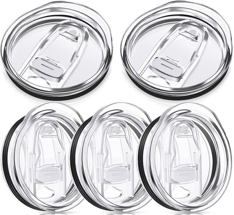 Tlily - 20-Unzen-Ersatzdeckel für Tumbler, Ersatzdeckel Aus Kunststoff, Spritzwassergeschützte Deckelabdeckungen, Auslau...