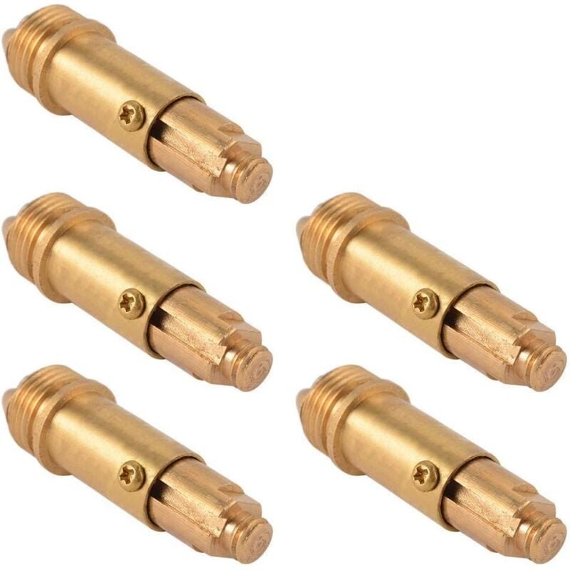 5 Stück Waschbecken-Pop-up-Federbolzen aus Messing, Ersatz für die meisten Waschbecken/Wanne/Waschbecken/Abflussstopfen