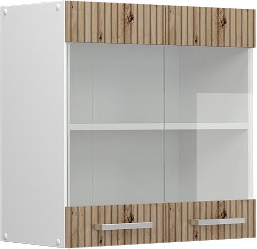 Vicco - Küchenglasschrank R-Line, Artisan-Eiche, 60 cm