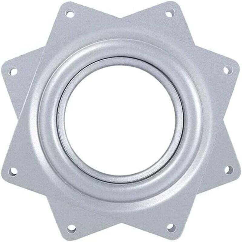 Kugelgelagerte Drehplatte, Drehsockel, 360° drehbare Platte, quadratischer Metalldrehteller, drehbarer Barhocker für Boo...