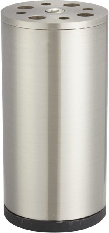 Möbelfuß Nema Edelstahl-Optik Stahl, 1 Stück Möbelfüsse - Hettich