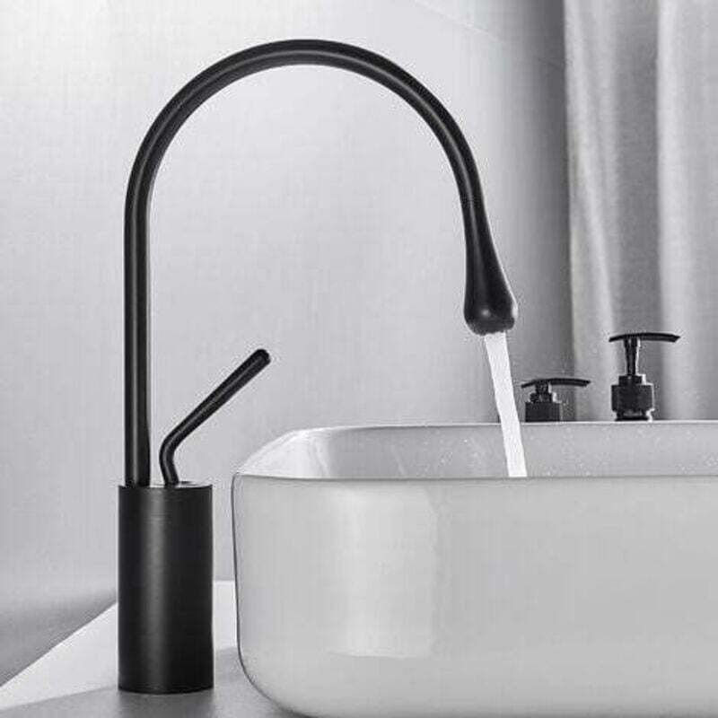 360° Drehbarer Küchenhahn, Einhebel-Spültischmischer, Einstellbarer Warm- und Kaltwasser, Anti-Kalk-Küchenarmatur, Abneh...