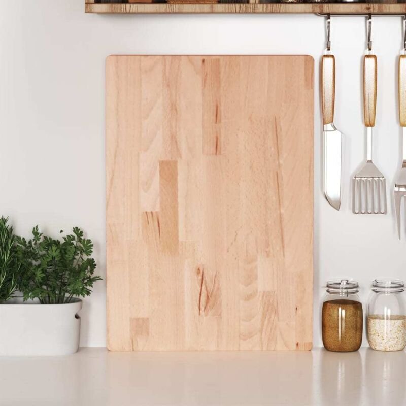 Schneidebrett 50x35x4 cm Massivholz Buche Vidaxl