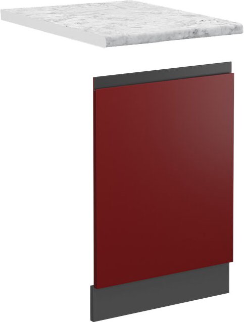 Frontblende R-Line, Rot, 45 cm , ap Marmor Vicco