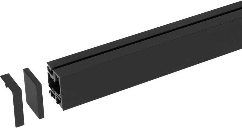 Kesseböhmer linero MosaiQ Relingsystem Länge 900 x 32,9 x 41,5 mm schwarz Profilleiste von sotech