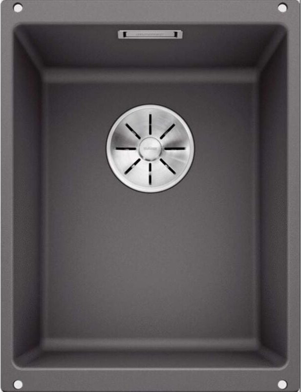 Subline 320 - Silgranitspüle, 35x46 cm, Felsgrau 523407 - Blanco