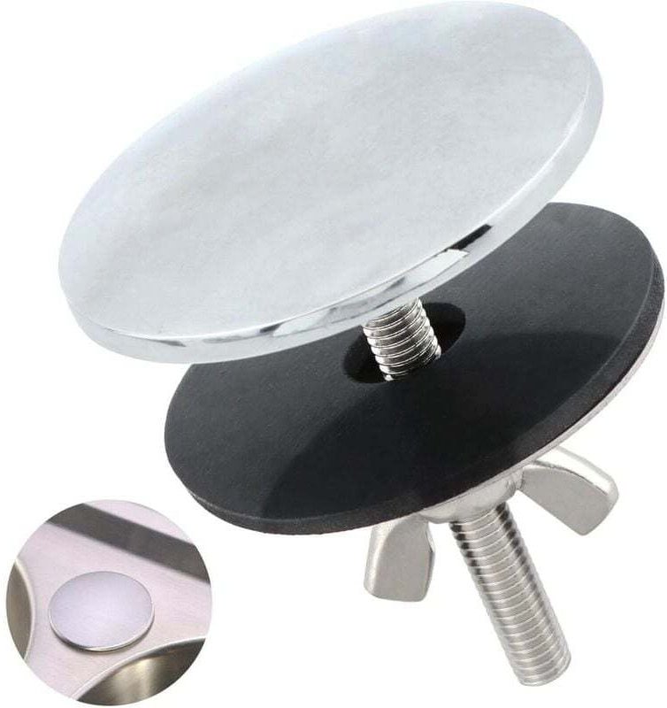 Spülbecken-Abdeckung, 5 cm, Edelstahl, Spülbecken-Lochabdeckung, Küchenspüle, Dichtung, auslaufsicher, Spülbecken-Lochst...