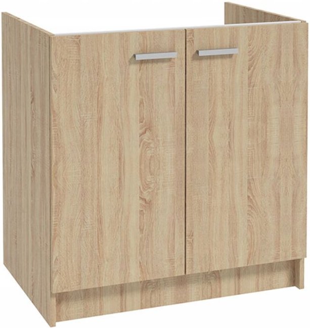 STAMAR Küchenschrank - 80 x 46 cm - Sonoma Eiche - Modernes Design - Praktischer Stauraum