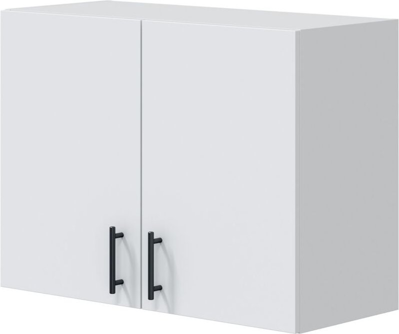 Wandschrank 80 cm mit zwei Türen weiß - Chiria