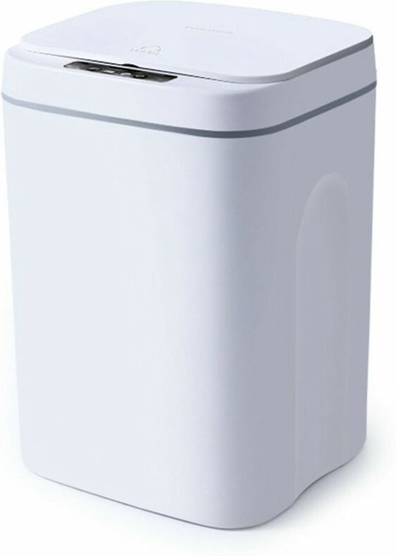 Mumu - 16L automatischer Mülleimer mit Sensor Automatischer Mülleimer Bewegungsmelder (Weiß)