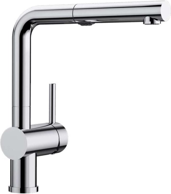 Blanco Linus S - Spültischarmatur mit ausziehbarer Brause, Chrom 518406