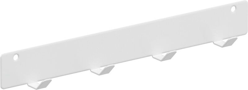 Vauth Sagel VS ADD Hook Hakenleiste 4-fach 327mm seitlich, Stahl weiß