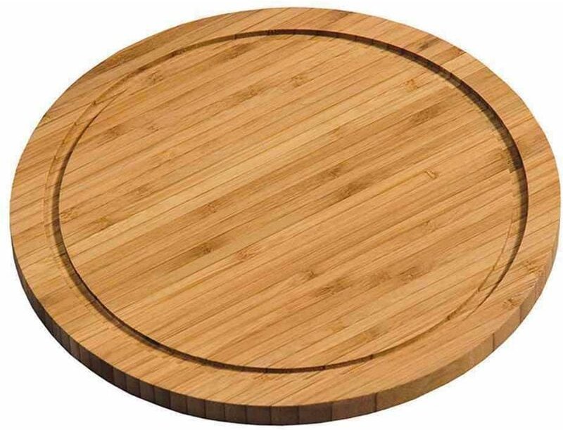 Fleischteller Bambus mit Saftrille 25 cm